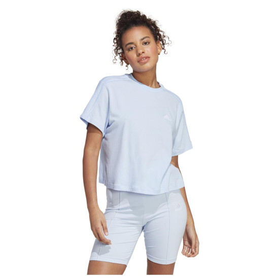 Adidas Γυναικεία κοντομάνικη μπλούζα W 3-Stripes Crop Top